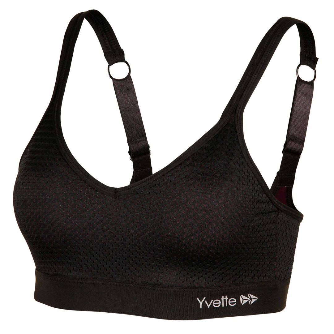 Yvette Plum Mesh urheilurintaliivi, luumu - Yvette.fi -verkkokauppa