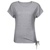 Yvette Soft Grey T-paita, meleerattu harmaa