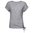 Yvette Soft Grey T-paita, meleerattu harmaa