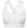 Yvette Double Strap urheilurintaliivi, valkoinen