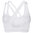 Yvette Double Strap urheilurintaliivi, valkoinen